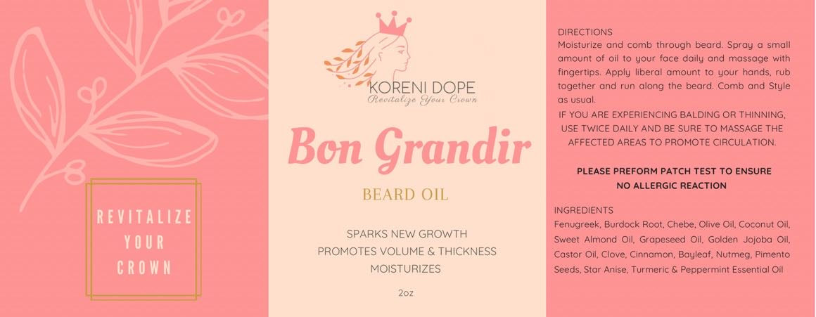 Bon Grandir-Beard Oil